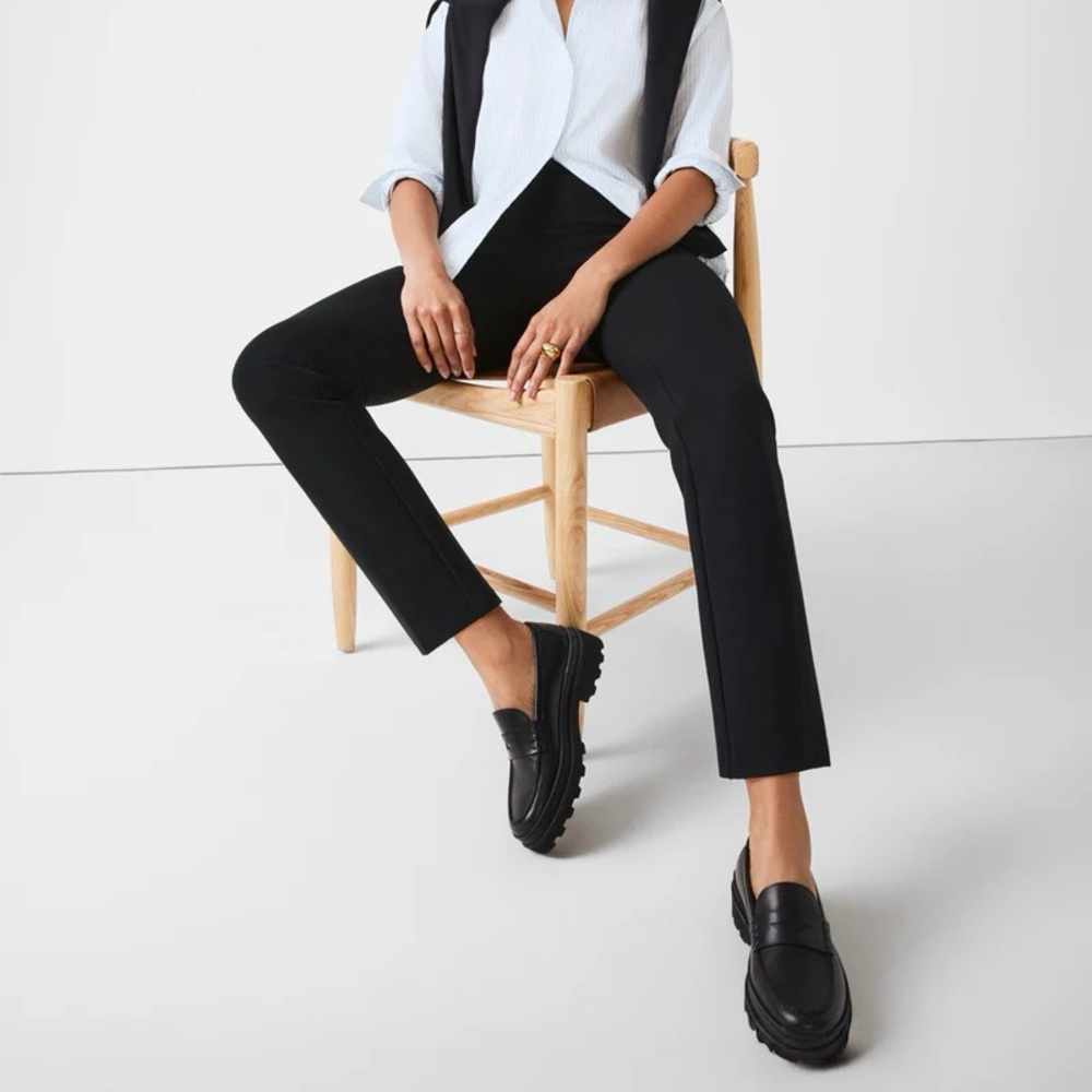 SPANXsupersmooth™ PerfectFit Ponte Slim Straight Pant Medium Petite Black